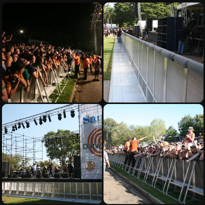 Crowd Managment using Framelock Barrier Crowd Control Fencing
